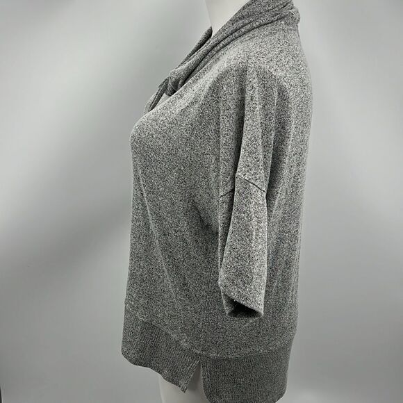 Natori cowl neckline with drawstring short sleeve top - Picture 3 of 4